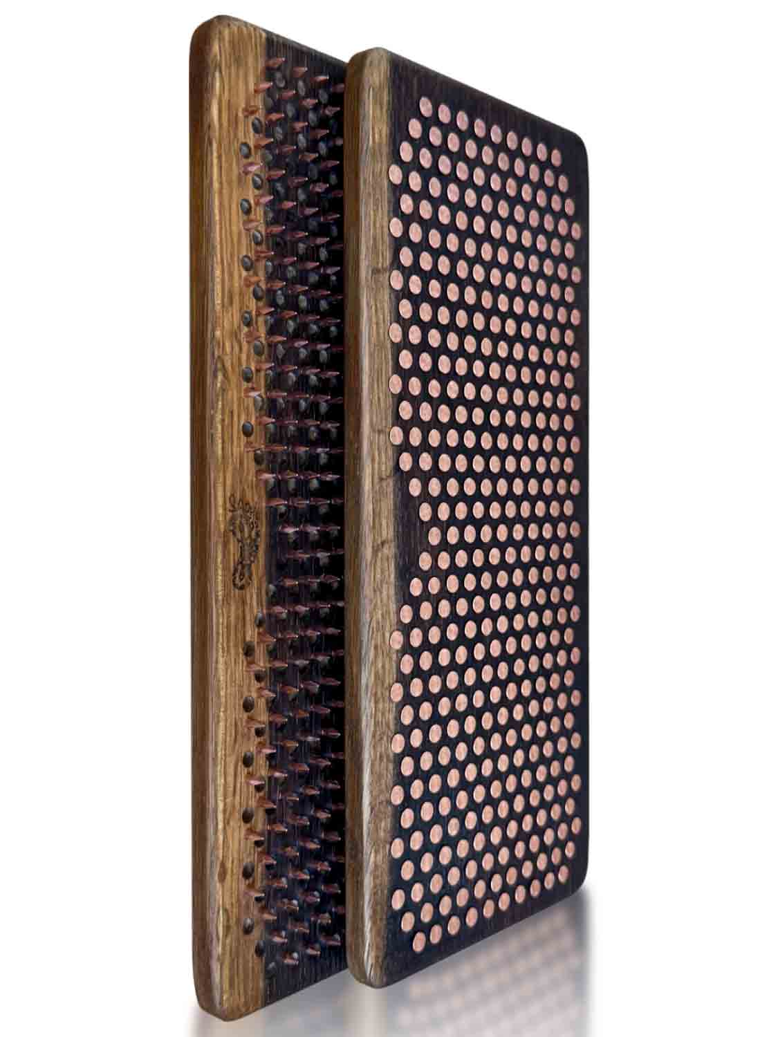 Доска Садху «Midnight Copper», Медные Гвозди + Морёный Дуб, 10 мм