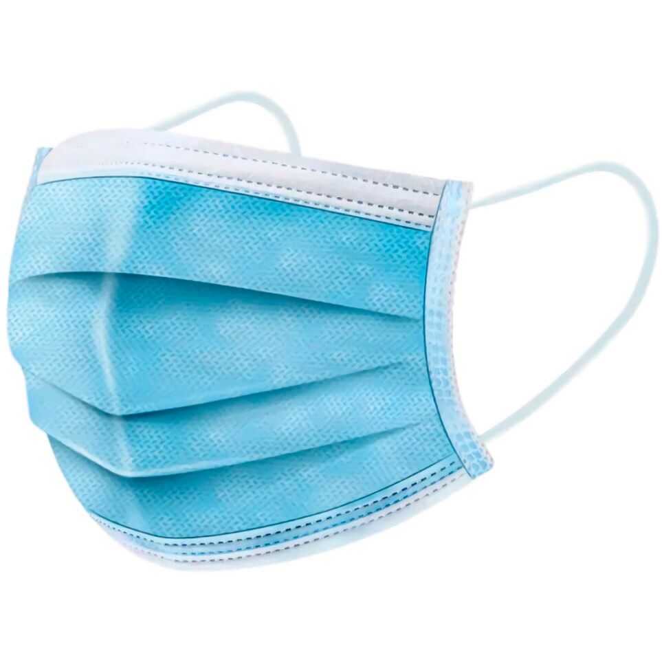MedPlast Маски медичні тришарові блакитн
