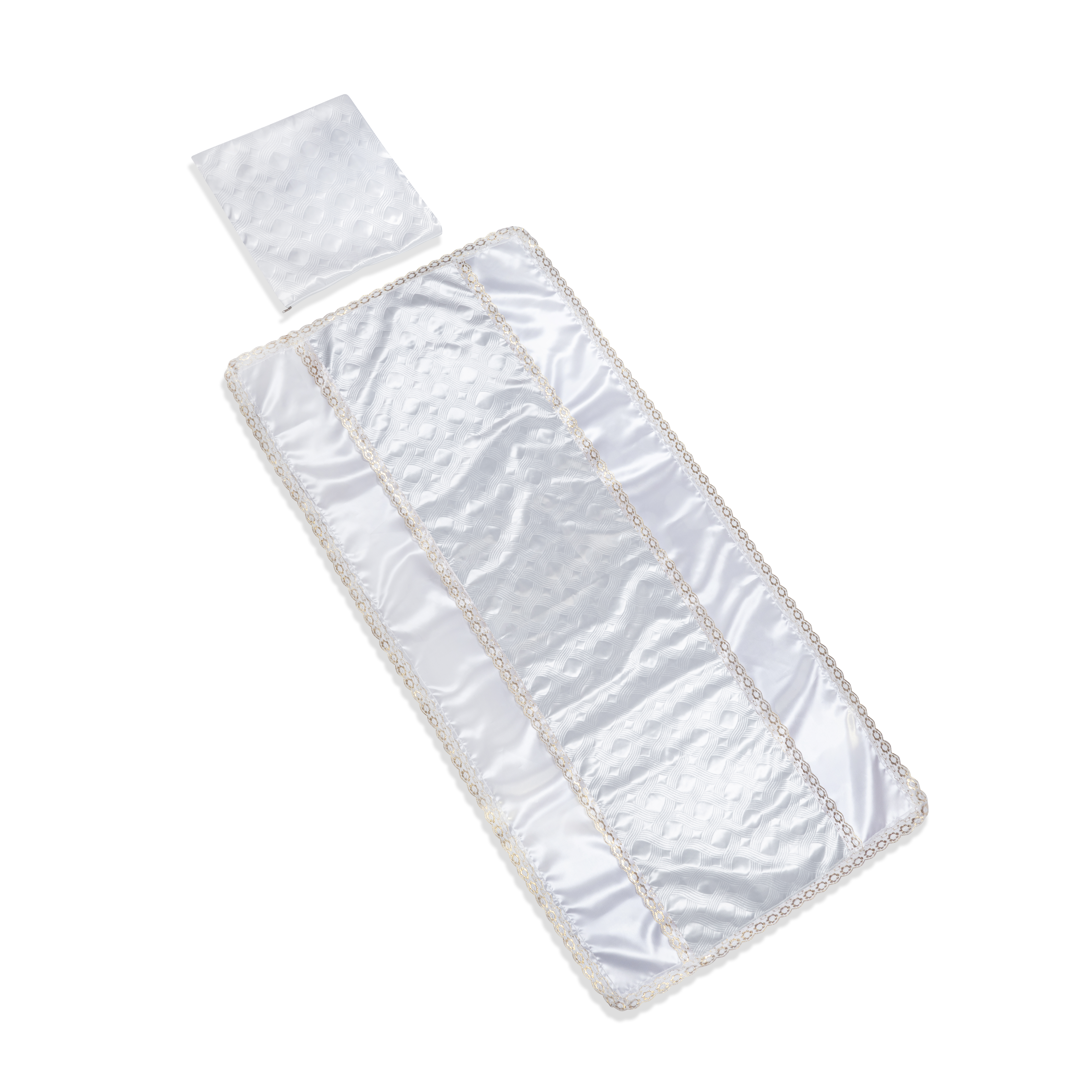 Ритуальний комплект Брокад білий