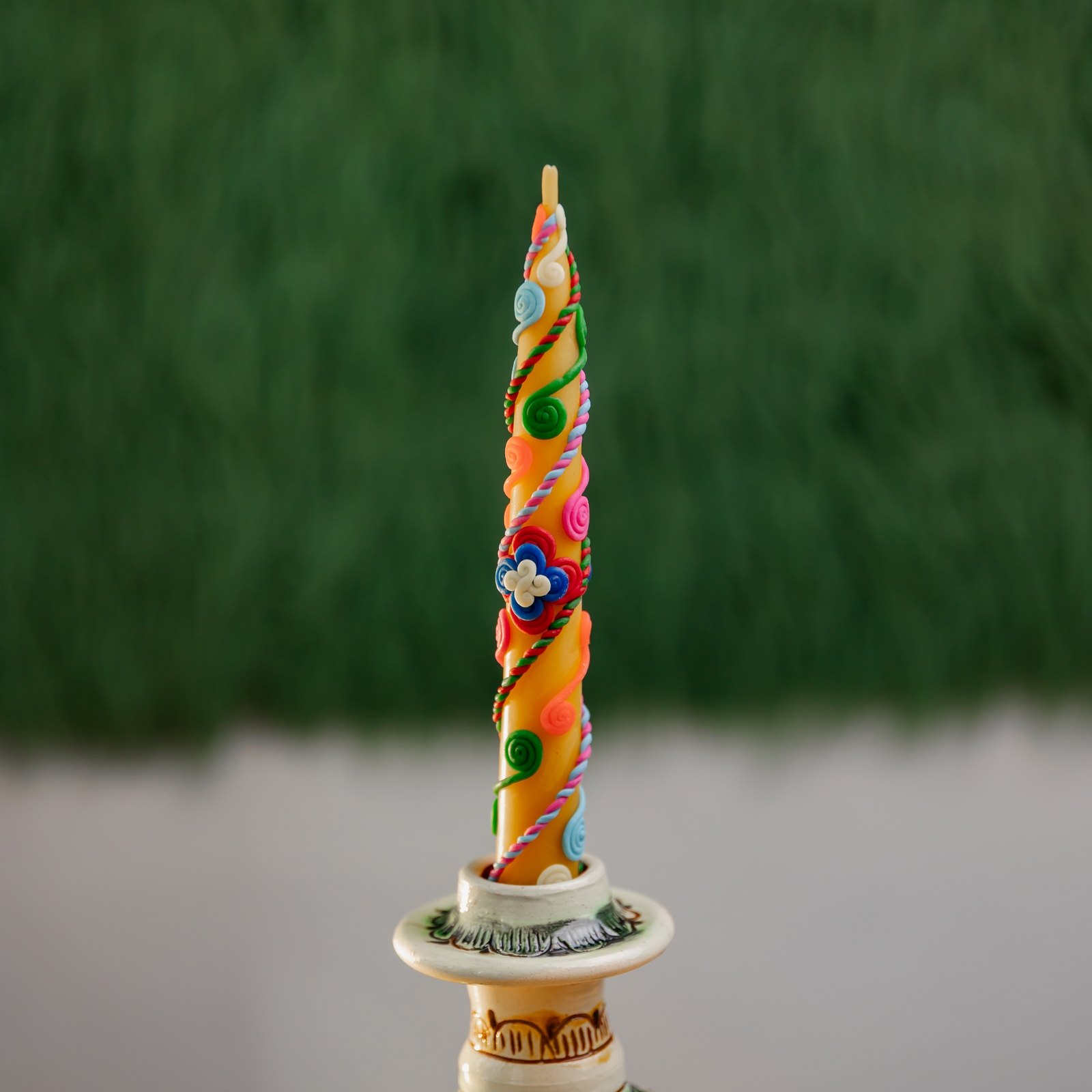 Свічка "Квітнедар", 19 см