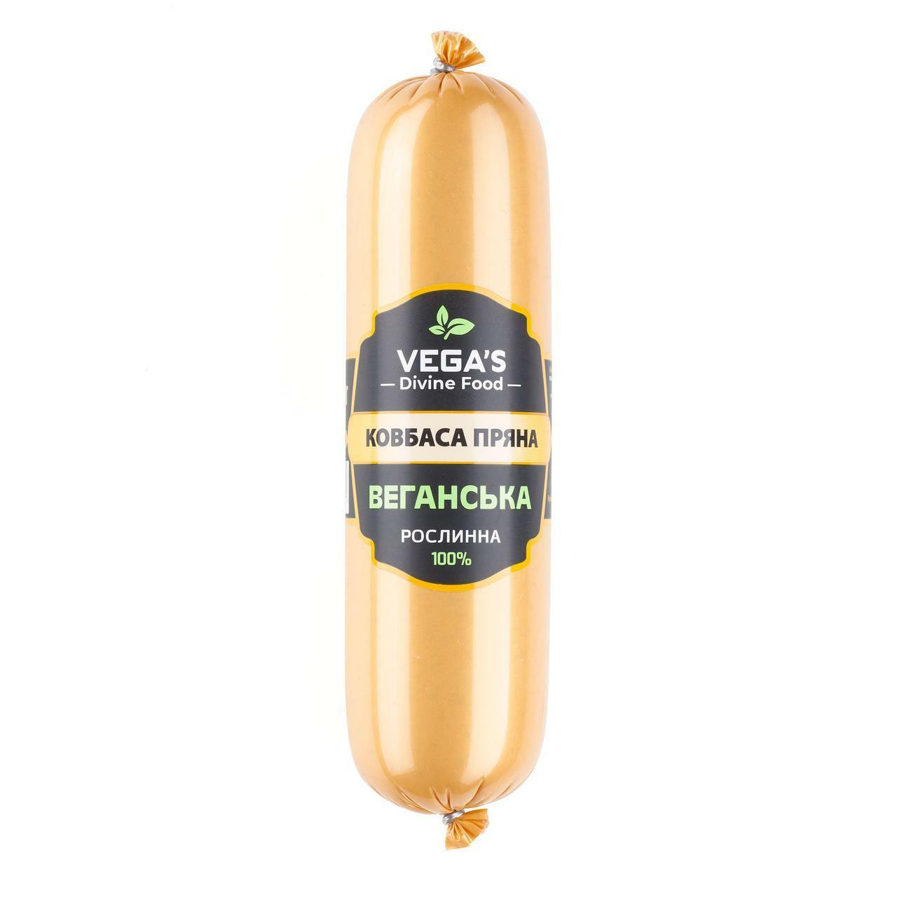 Ковбаса соєва Пряна Vega's 300г