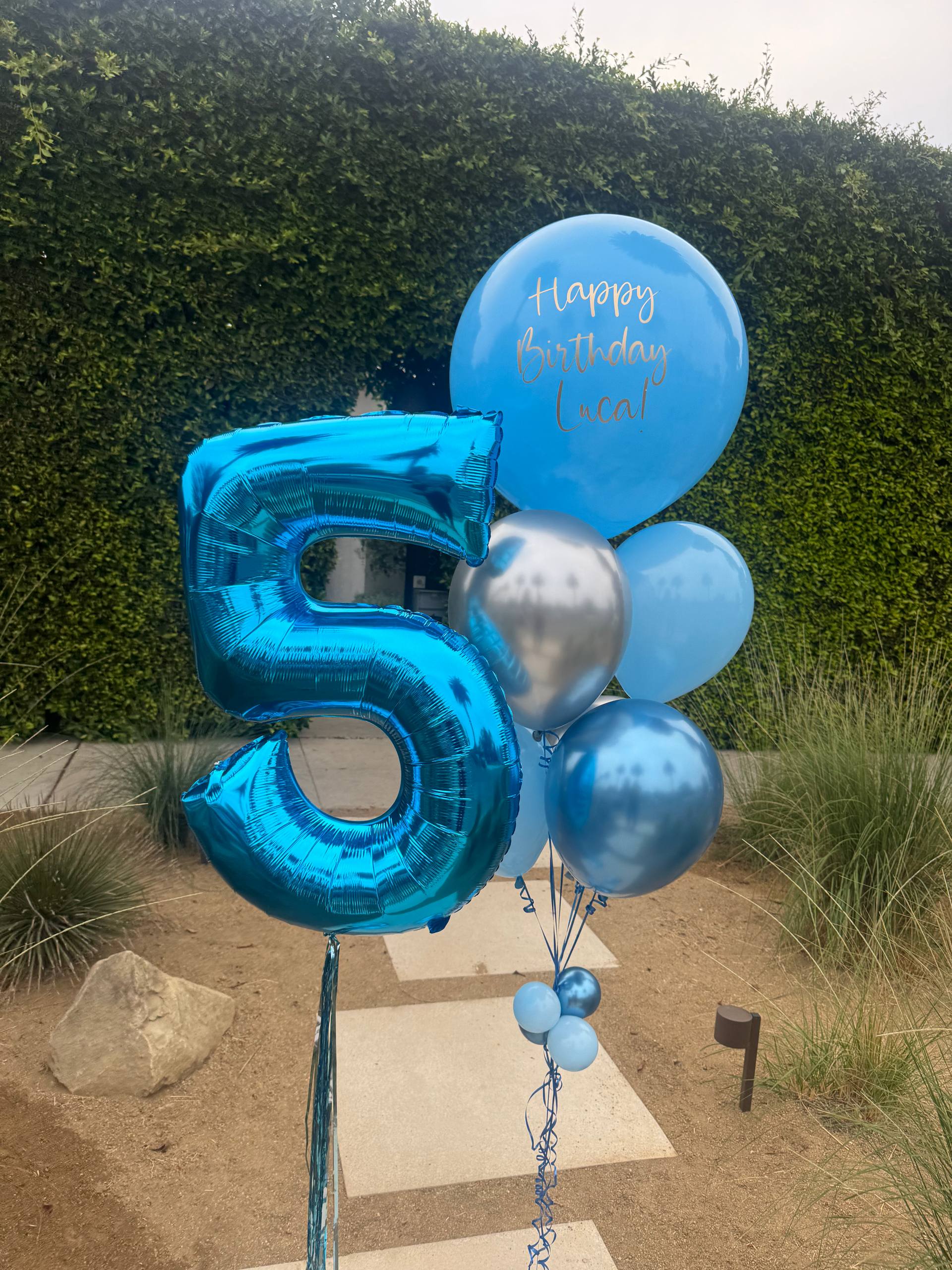 Ocean Glow Number Balloon Set