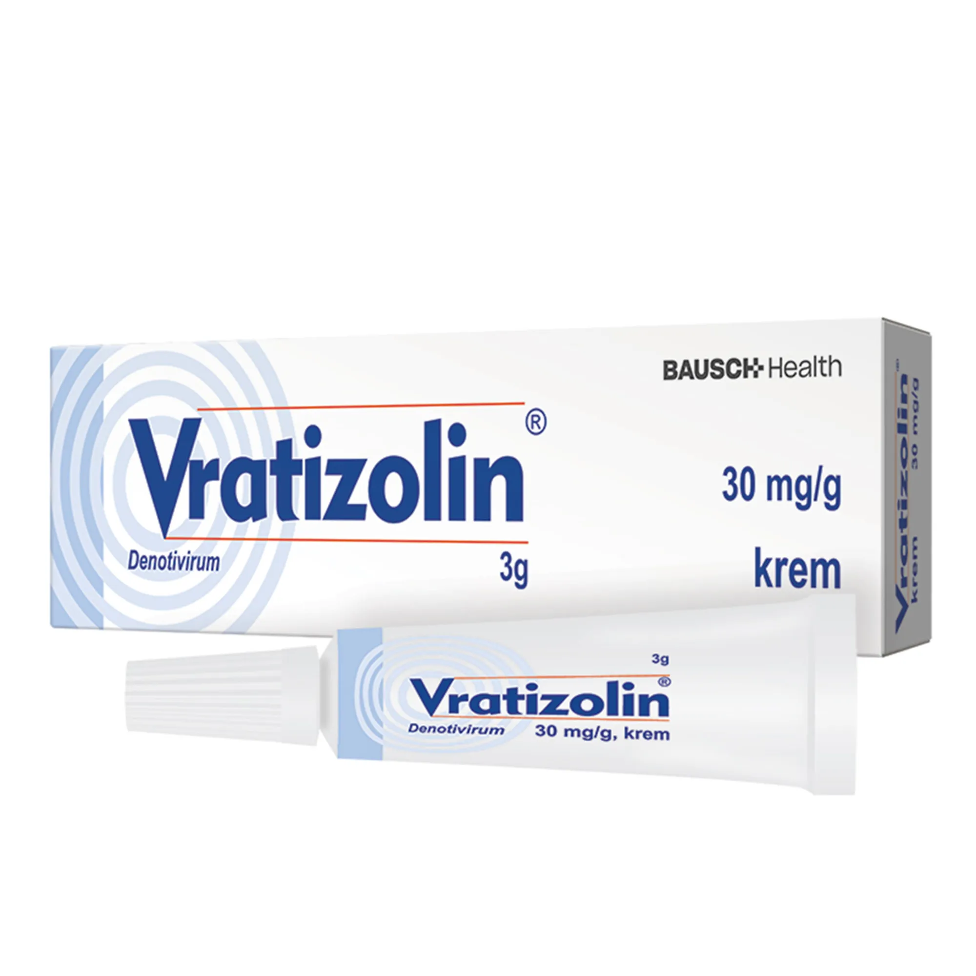 Vratizolin крем від герпесу 30 мг/г - 3 г