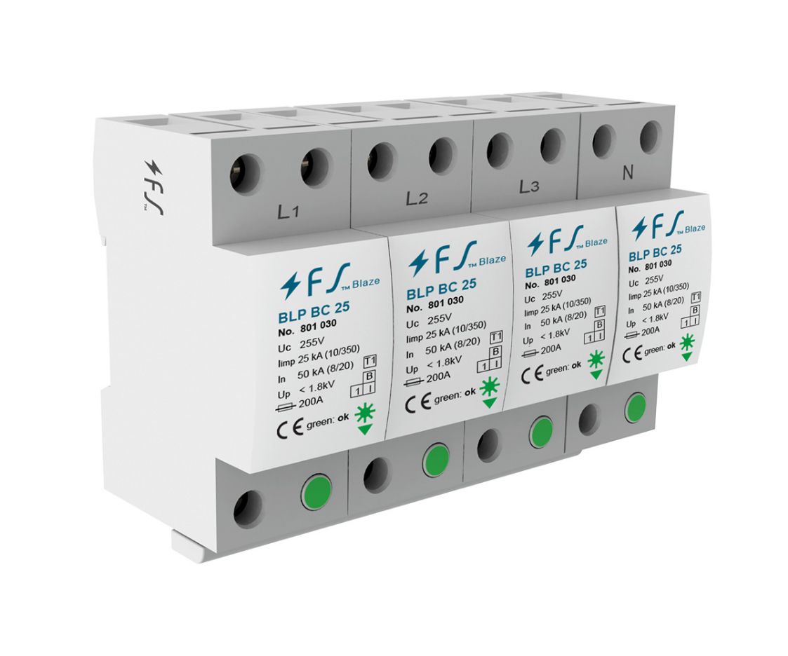 Пристрій захисту від імпульсних перенапруг BLP BC-25 V/4