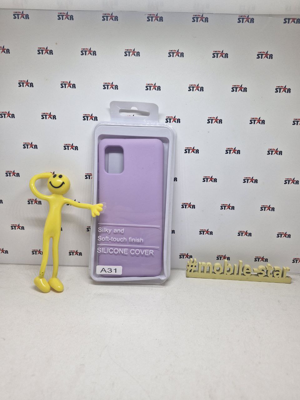 Чохол Silicone Case Camera (no logo) Samsung A31 (A315) lilac