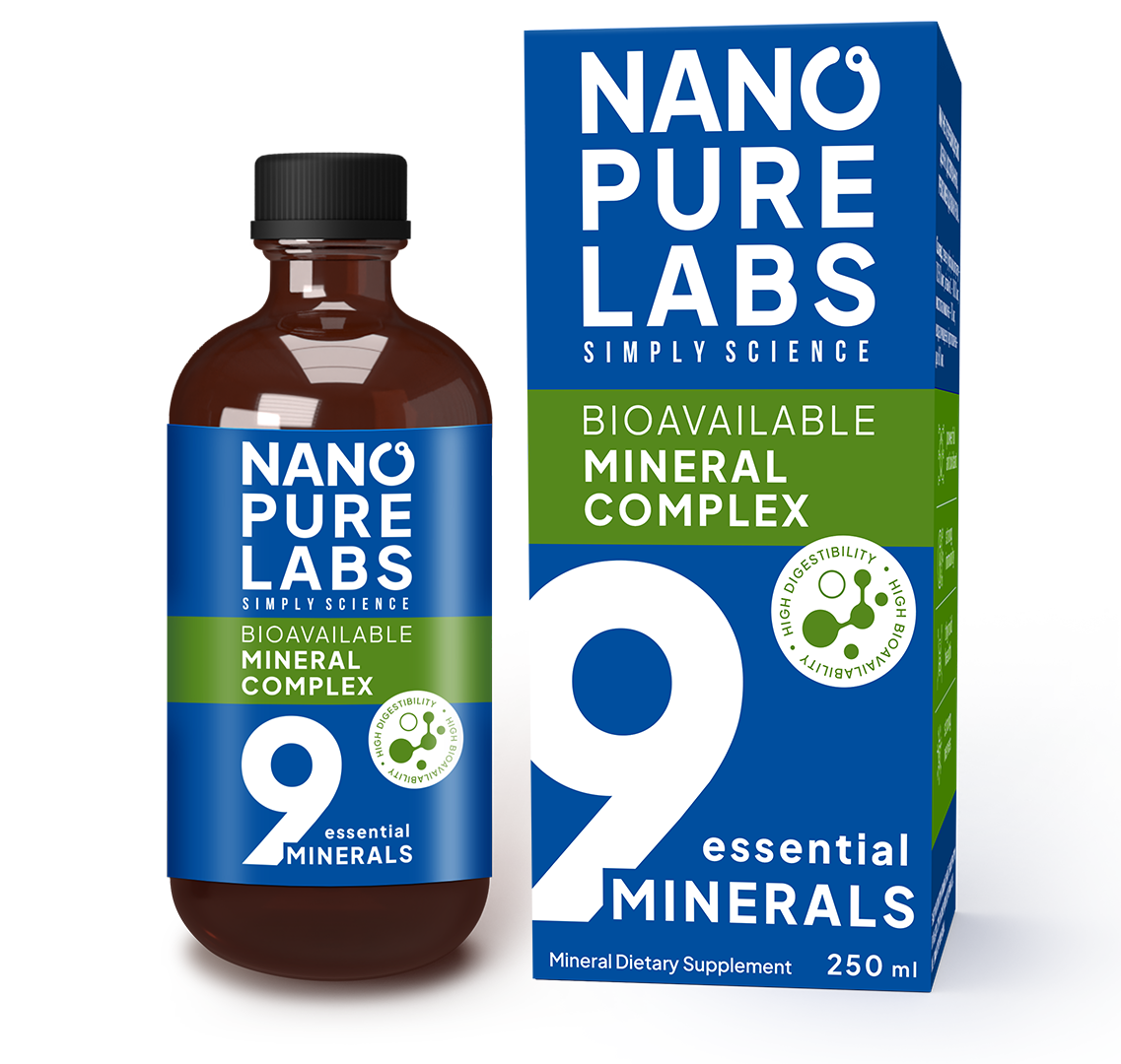 Для крепкого здоровья и энергии Органический Нано комплекс 9 essential minerals
