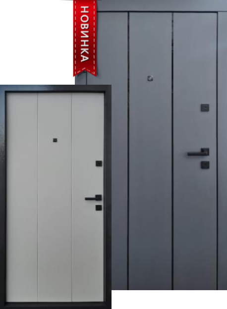 Вхідні двері Qdoors Преміум Вертикаль-АК