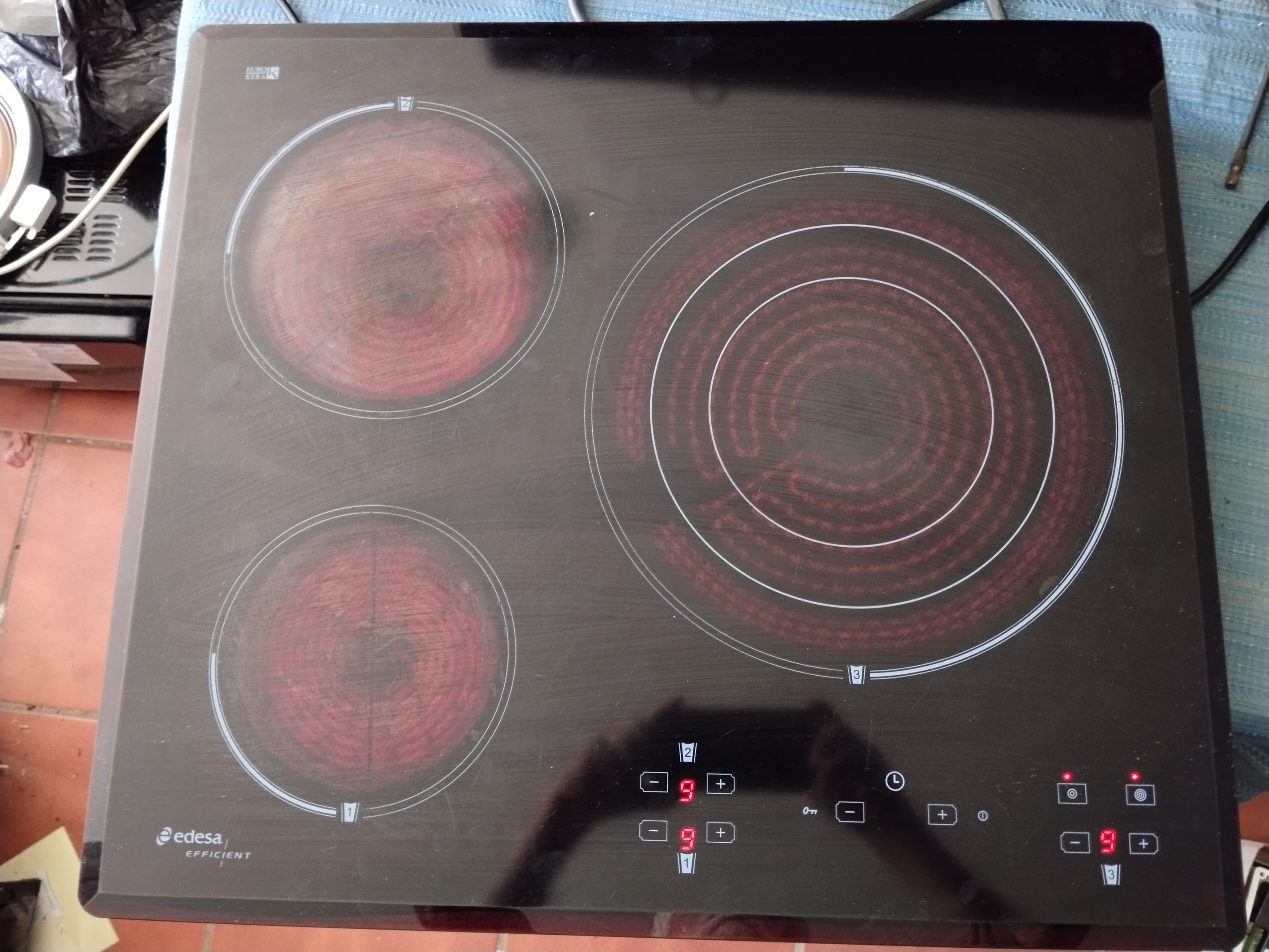 Vitroceramica Edesa Mod: 3VET-330S Code 902272302