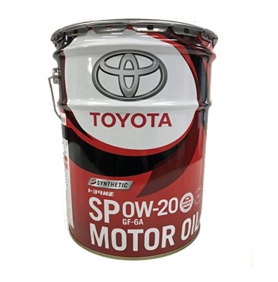 Моторна олива 0W20  Toyota Synthetic Motor Oil SP/GF6A, (Japan), 20л.