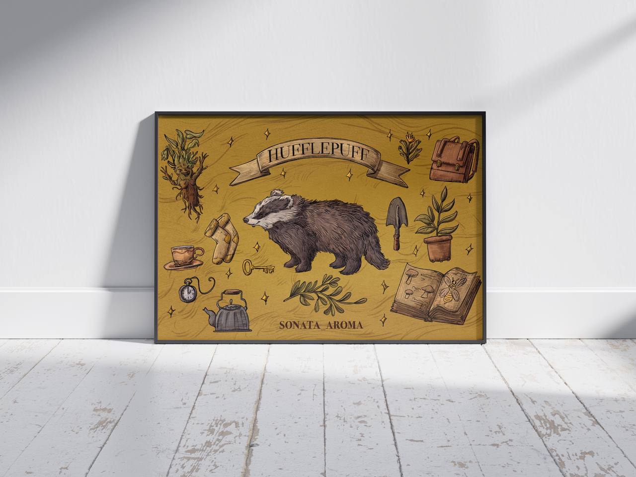 Постер з борсуком