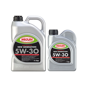 Акція Олива моторна Meguin NEW GENERATION SAE 5W-30 5 л + 1 л 6513A