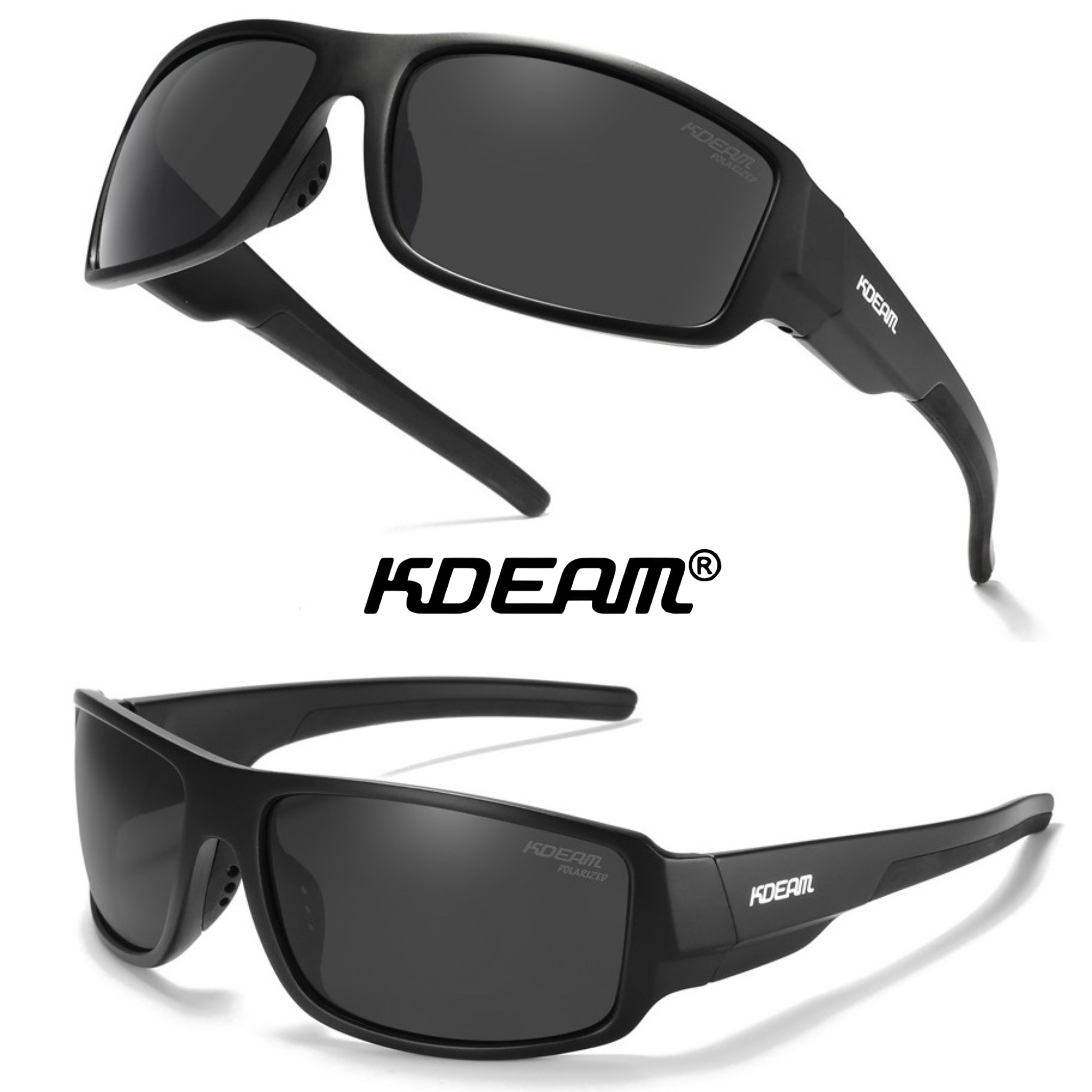 Окуляри сонцезахисні поляризовані KDEAM™ Flash Dark