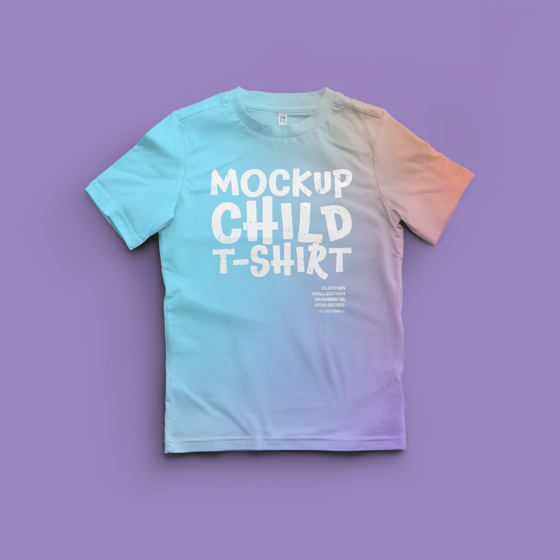 8 Mockups of a Children's T-shirt