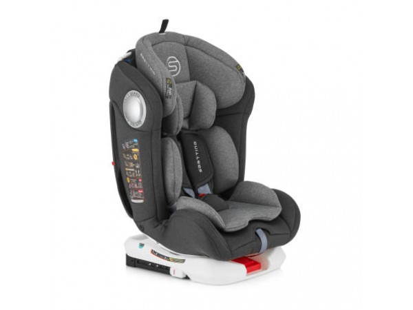 Дитяче автокрісло Sesttino Massiv ISOFIX grey 0-36 кг