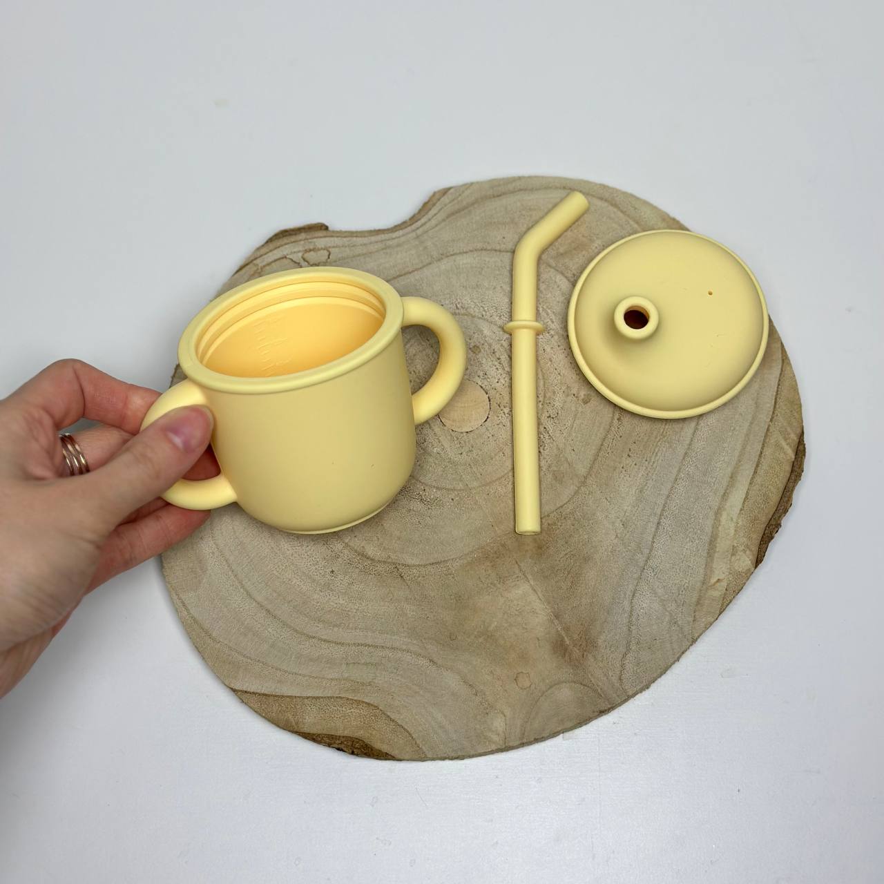 Поїльник  3в1 Пастельно жовтий (pastel yellow)