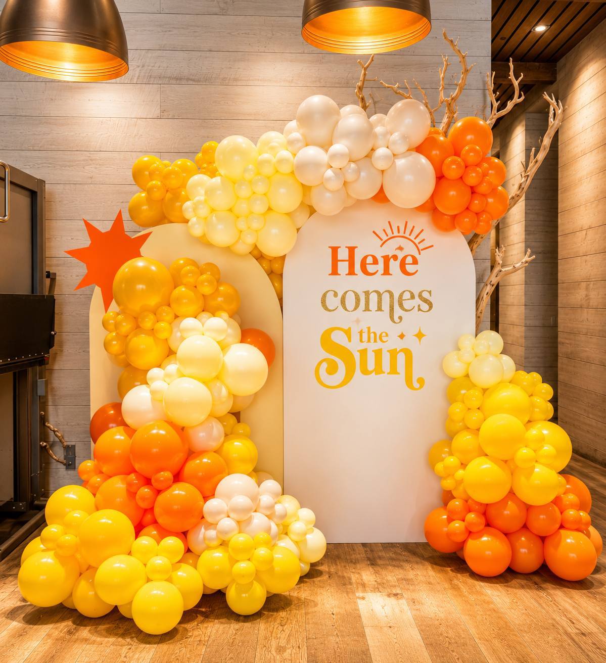 Here Comes the Sun Baby Shower Backdrop