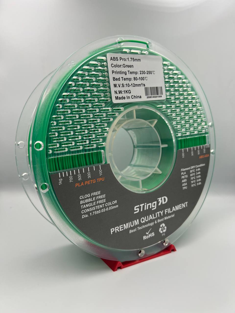 ABS Pro Зелений 1.75 mm 1кг