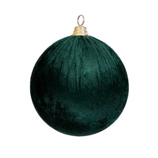 Оксамитова куля Смарагд,12 см