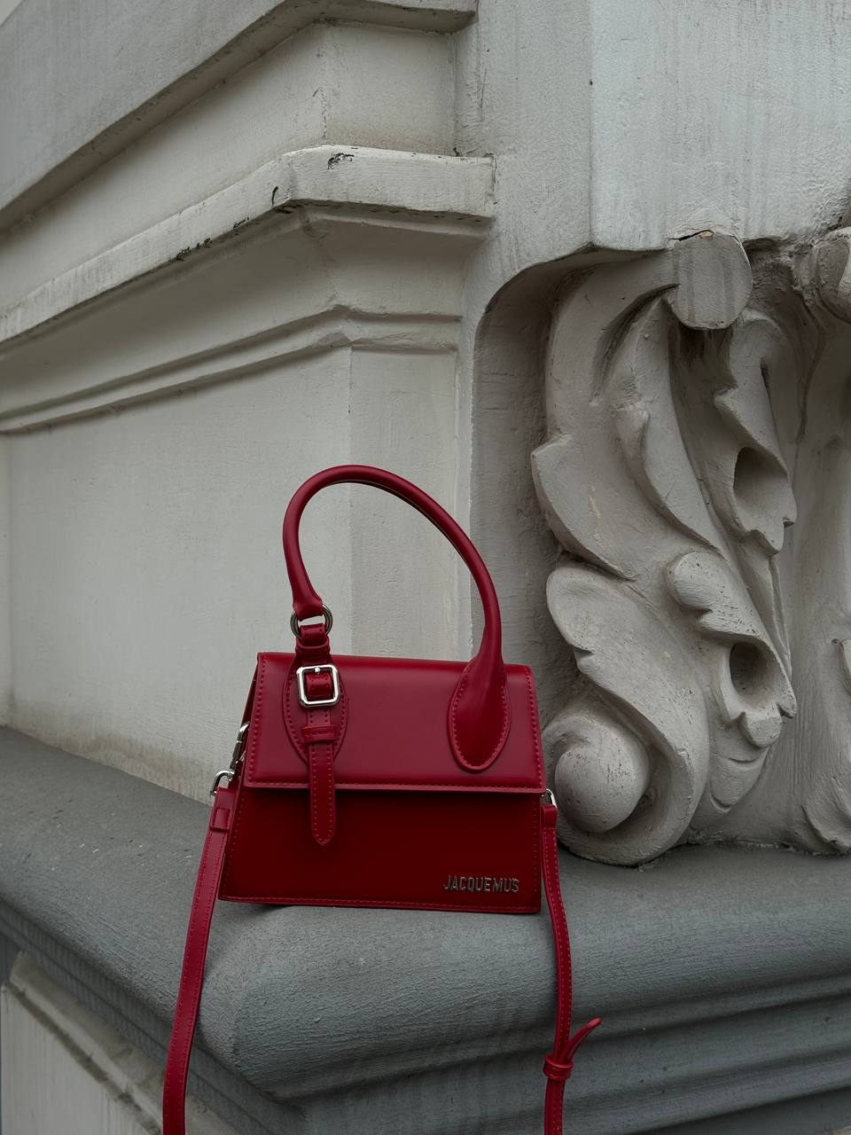 Jacquemus Le Chiquito Moyen Boucle Red