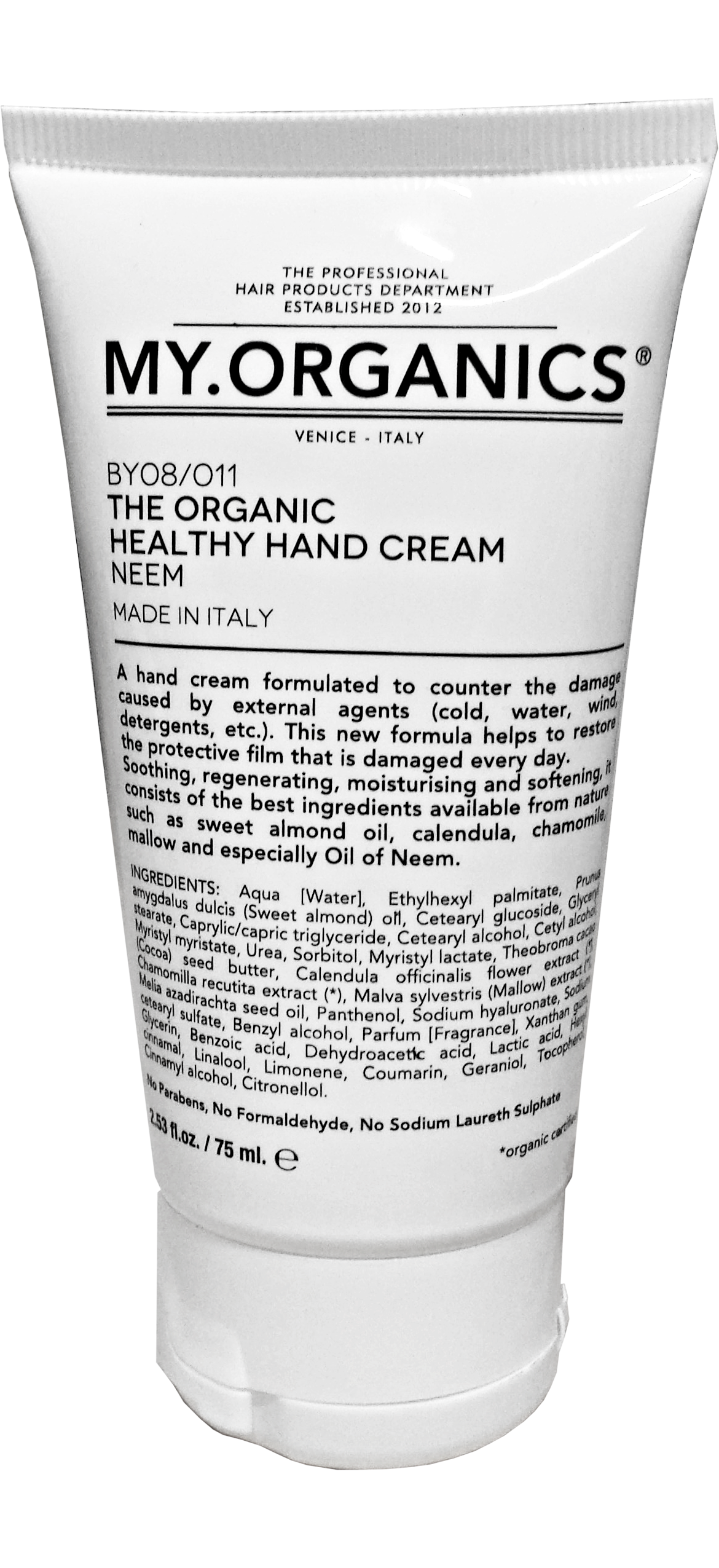 Крем для рук Healty Hands MY.ORGANICS, 75 мл