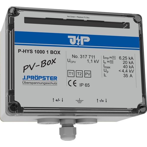 Комбінований ПЗІП -HYS 1000 1 BOX тип 1+2, IP 65, PV