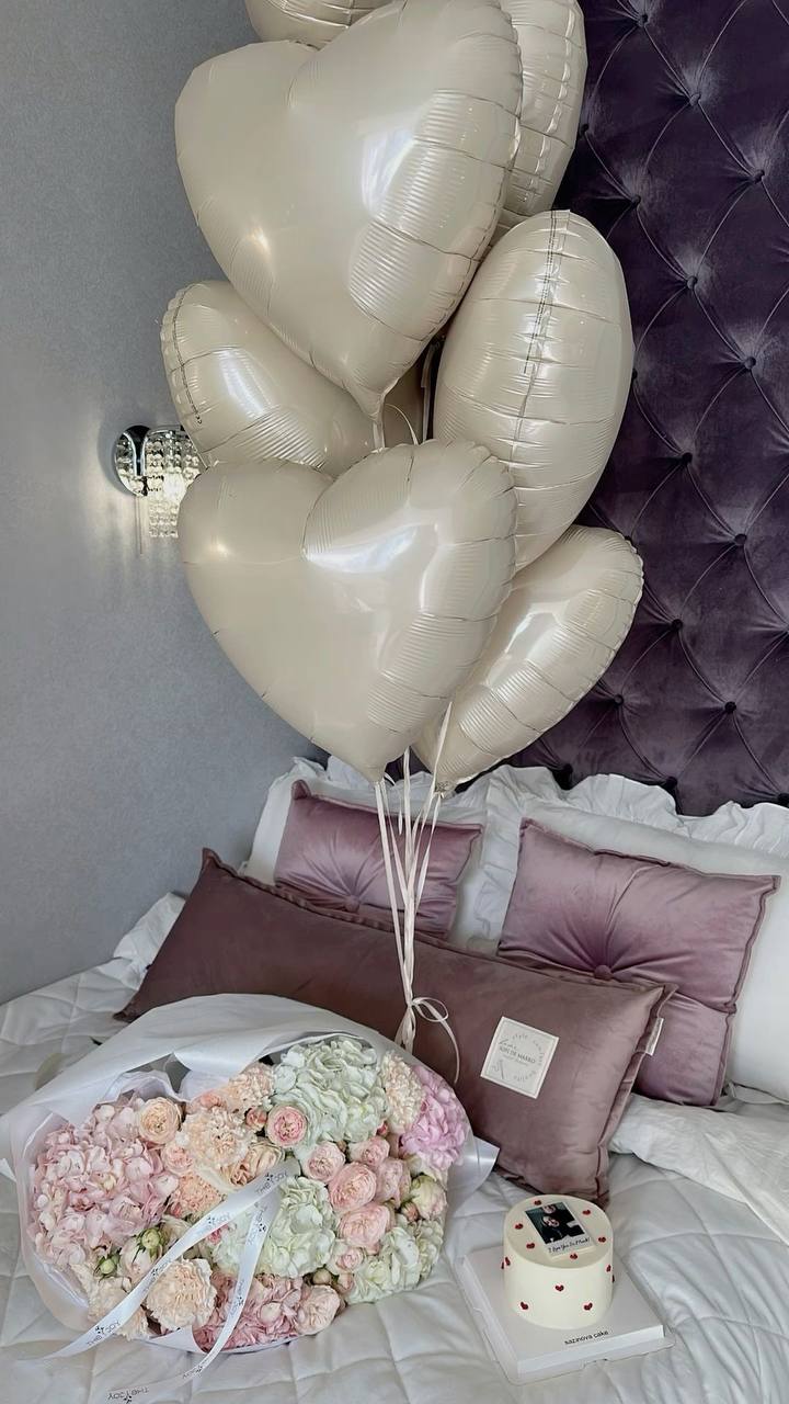 Сердечка беж