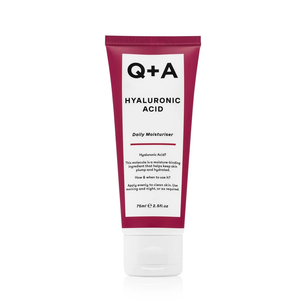 Зволожуючий крем з гіалуроновою кислотою Q+A Hyaluronic Acid Daily Moisturiser 75ml ⠀