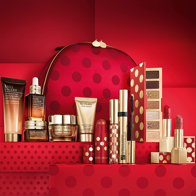 Подарунковий набір Estee Lauder 12-Piece Holiday Blockbuster 9 Full-Size Favorites Beauty Gift Set