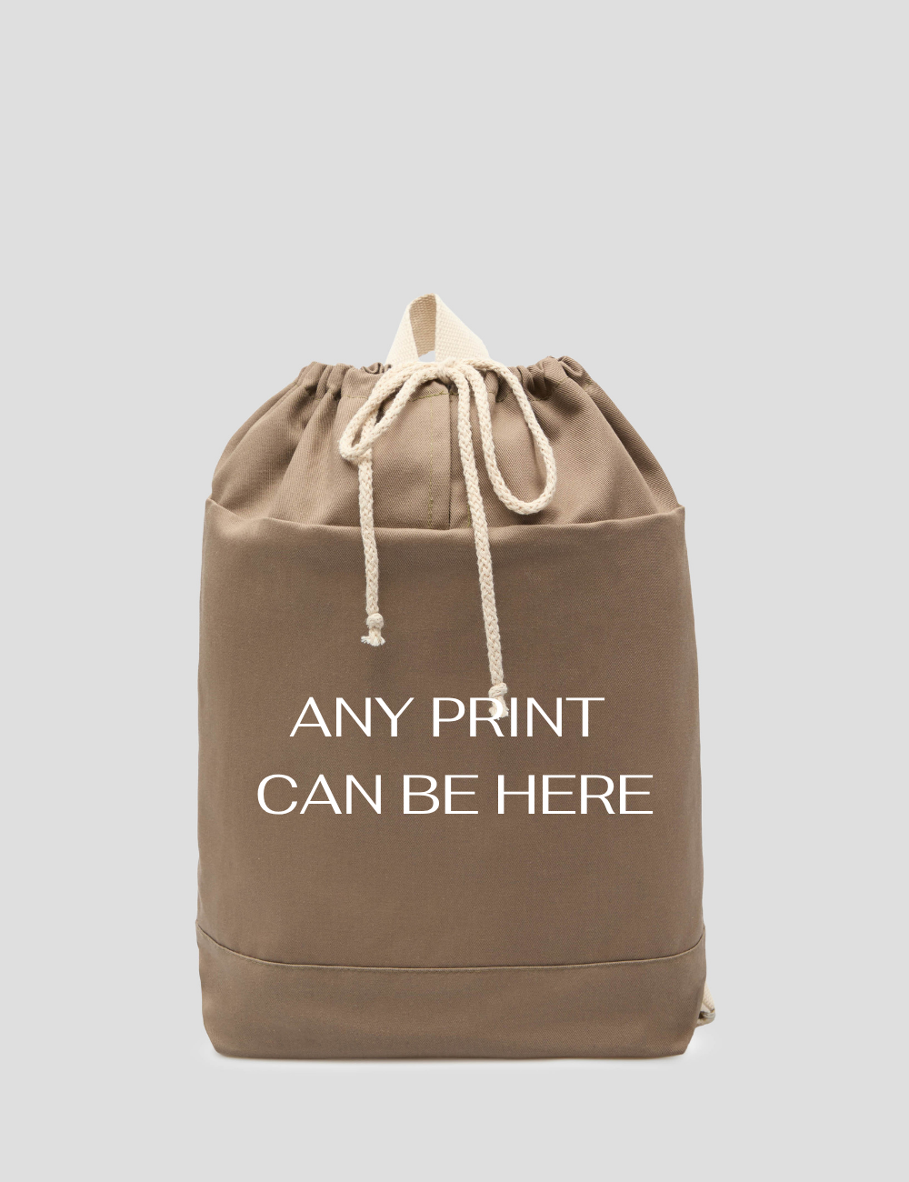Cotton Drawstring Backpack For Custom Branding