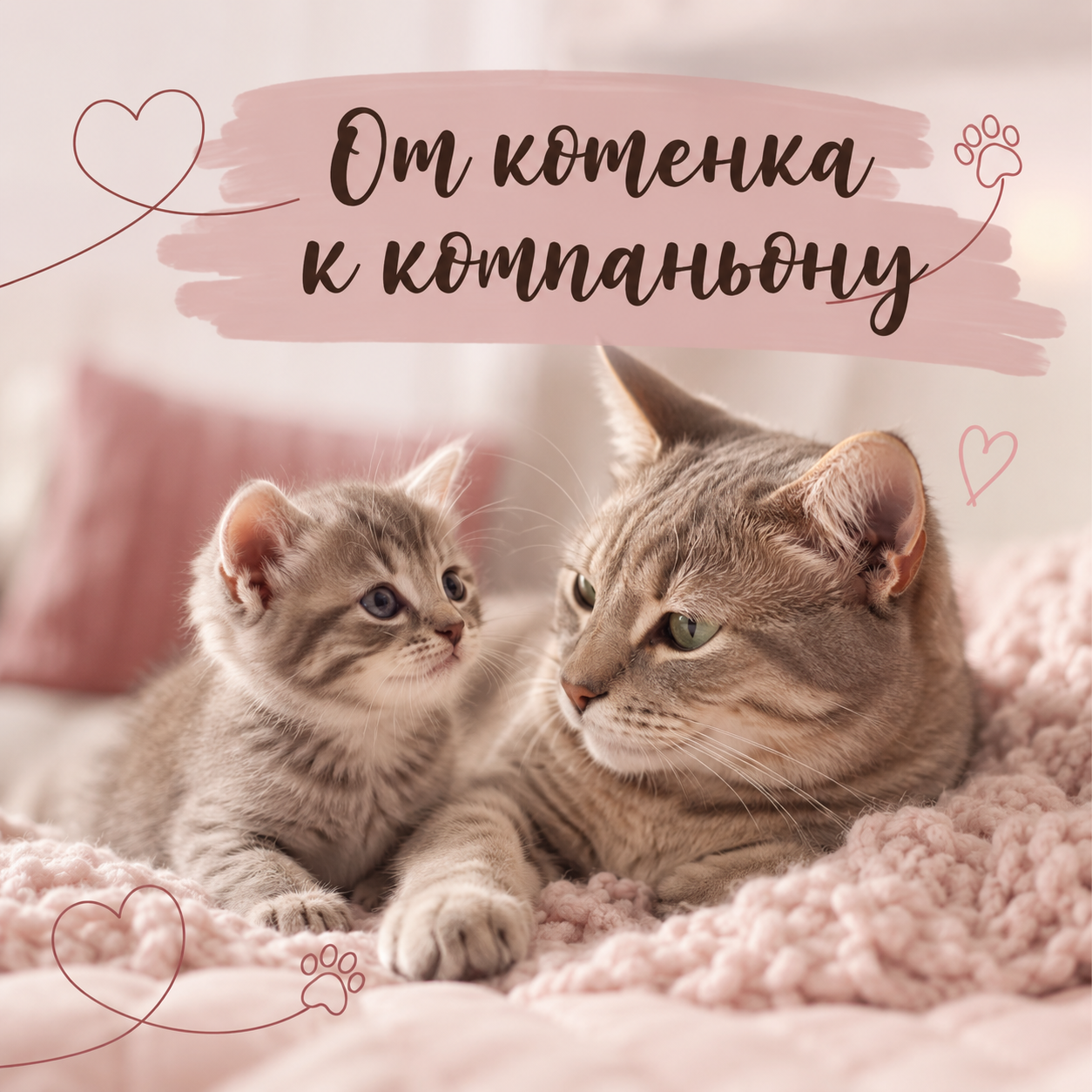 От котенка к компаньону