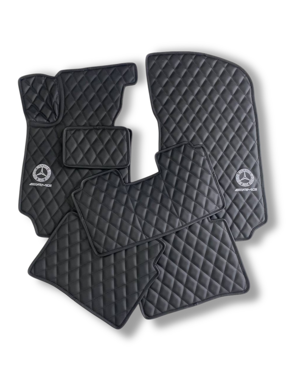 Килимки з екошкіри у дизайні Ромб для Audi, BMW, Mecedes, Porshe, Toyot, Skoda, VW etc