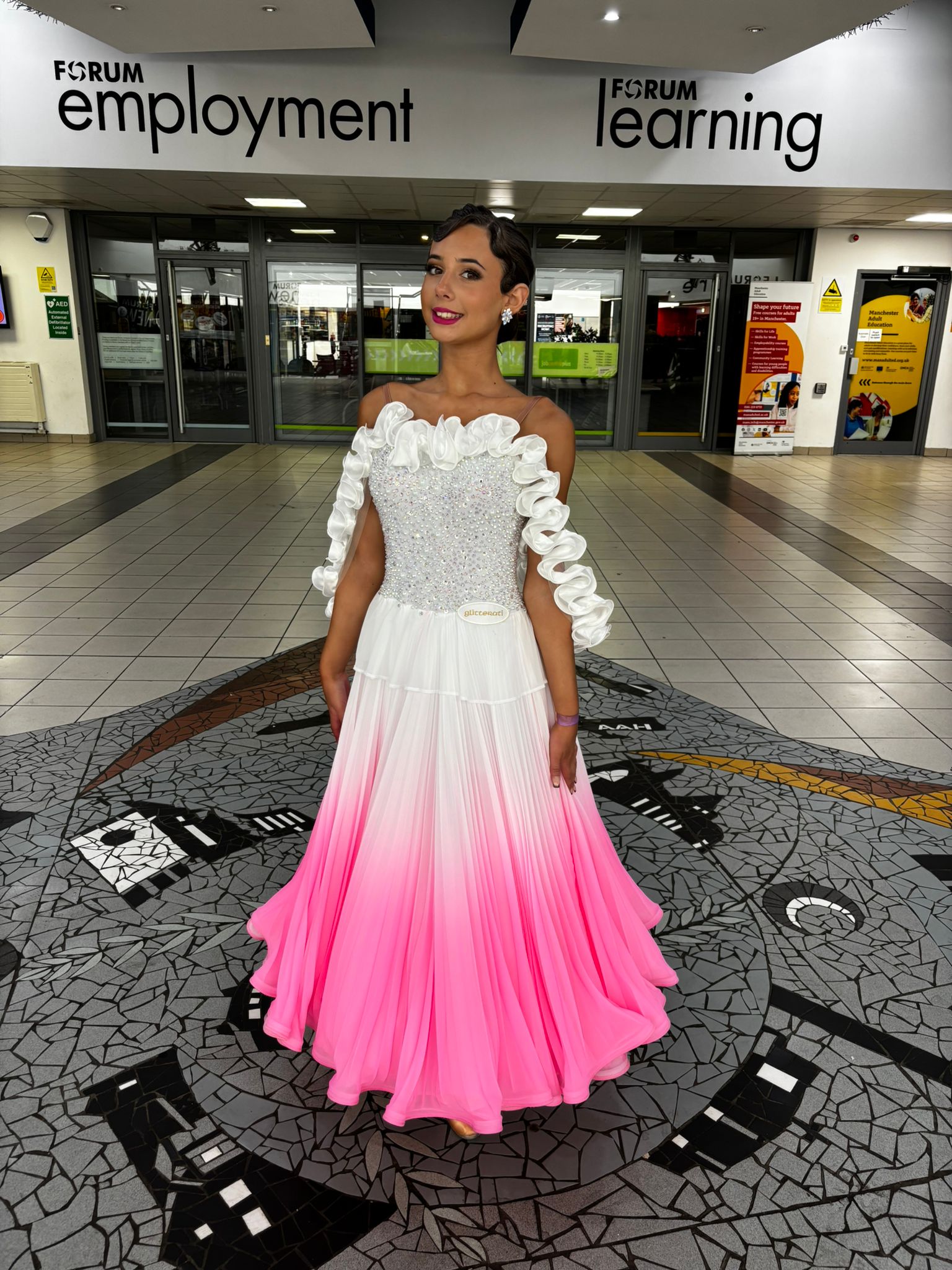 Classical ballroom gown