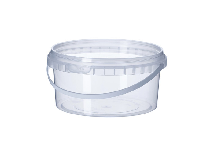 Відро 0,5 л кругле з ручкою, упаковка 150 шт, поліпропіленове, 000500004