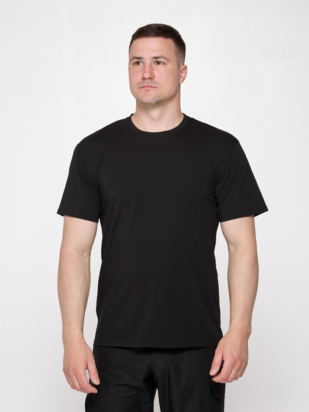 Футболка базова чоловіча UKM чорна