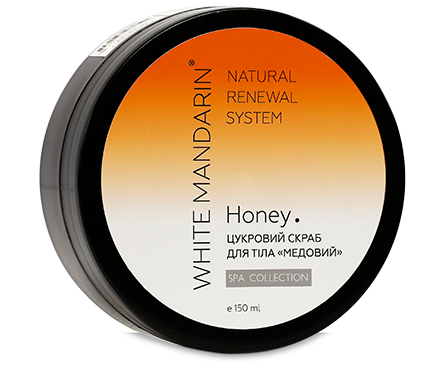 Цукровий скраб для тіла HONEY Медовий - Ліфтинг / Антицелюлітний ефект (150мл)