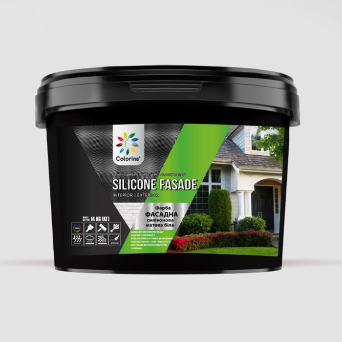 FAСADE ACRYLIC ФАРБА ФАСАДНА АКРИЛОВА ВОДНО-ДИСПЕРСІЙНА ТМ FAZENDA