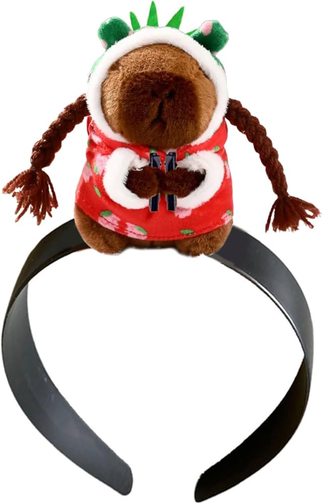 Обруч капібара новорічний образ