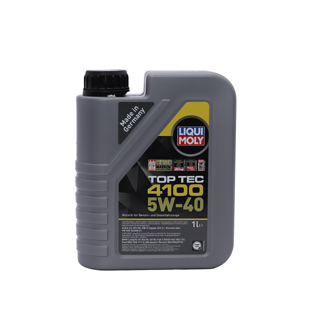 Олива моторна LIQUI MOLY TOP TEC 4100 5W-40 1L