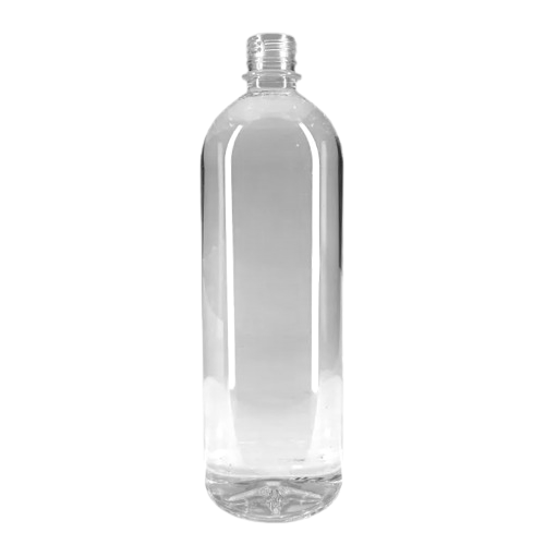 Пляшка прозора "Афіни" 1л, горло 28мм без кришки, упаковка 100 шт