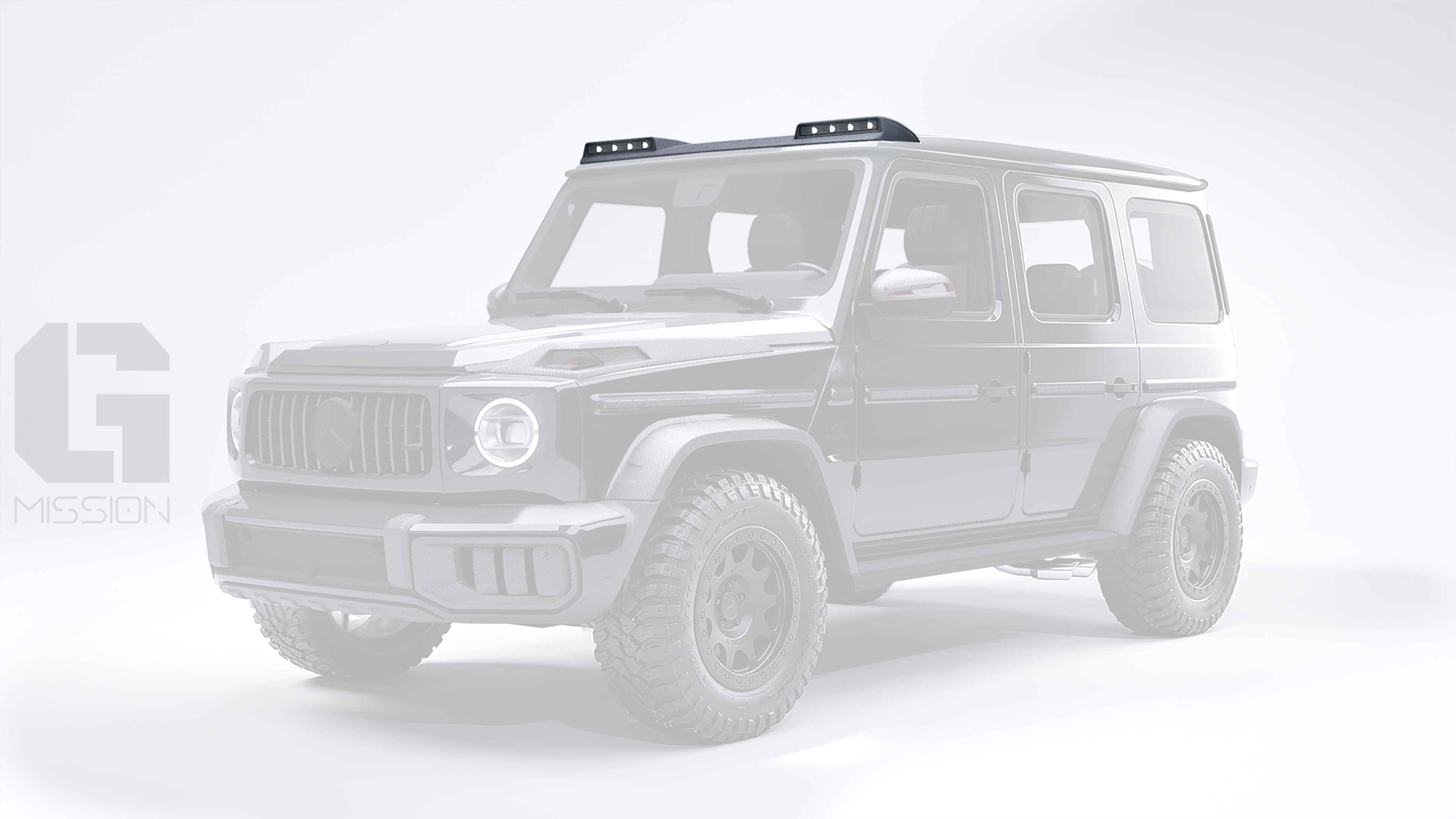 Roof Carbon LED Bar G class