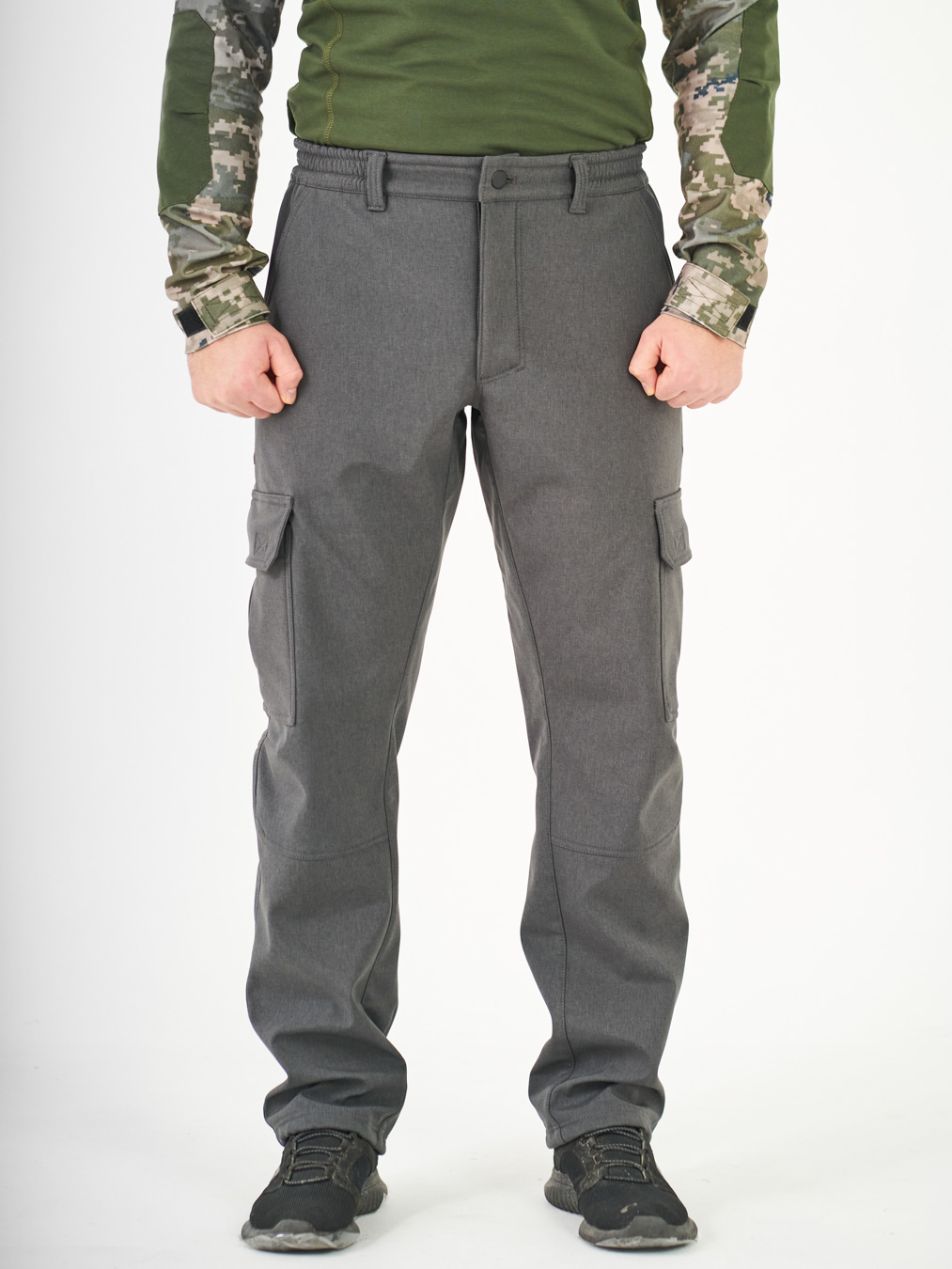 Штани чоловічі UKM Softshell сірий