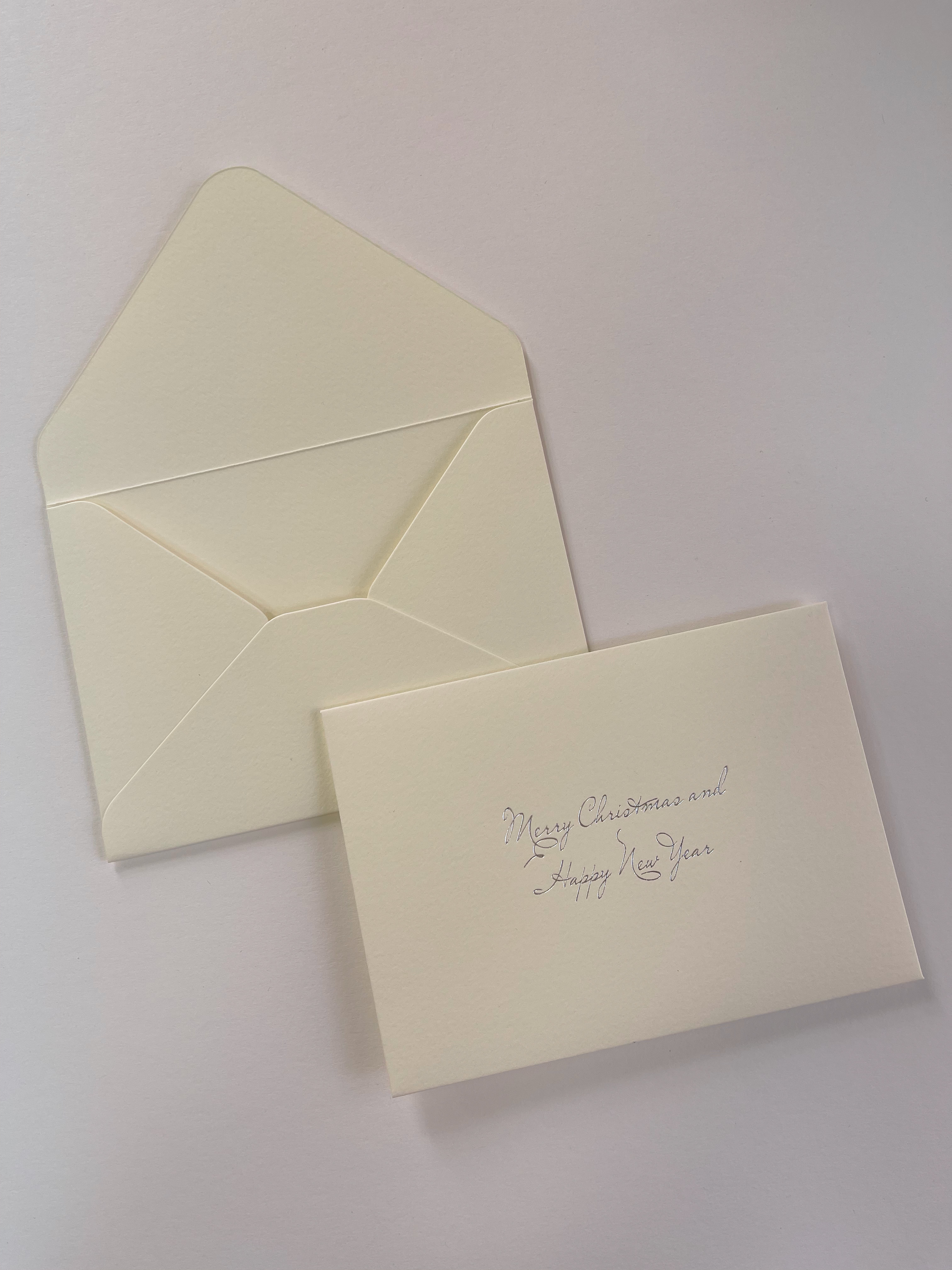 Конверт C6 кремовий різдвяний 6