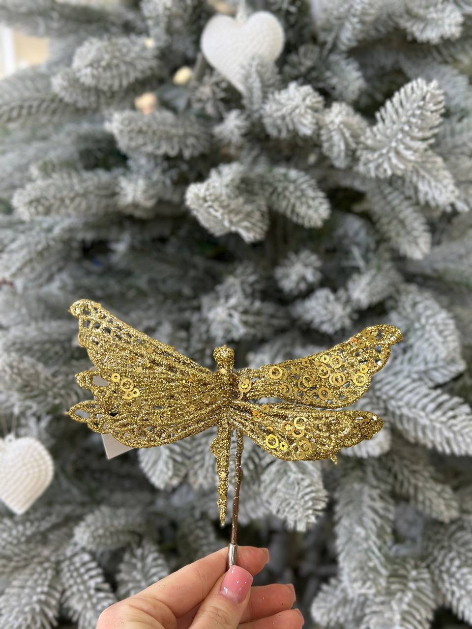 Ялинкова прикраса на кліпсі Бабка, 17 см