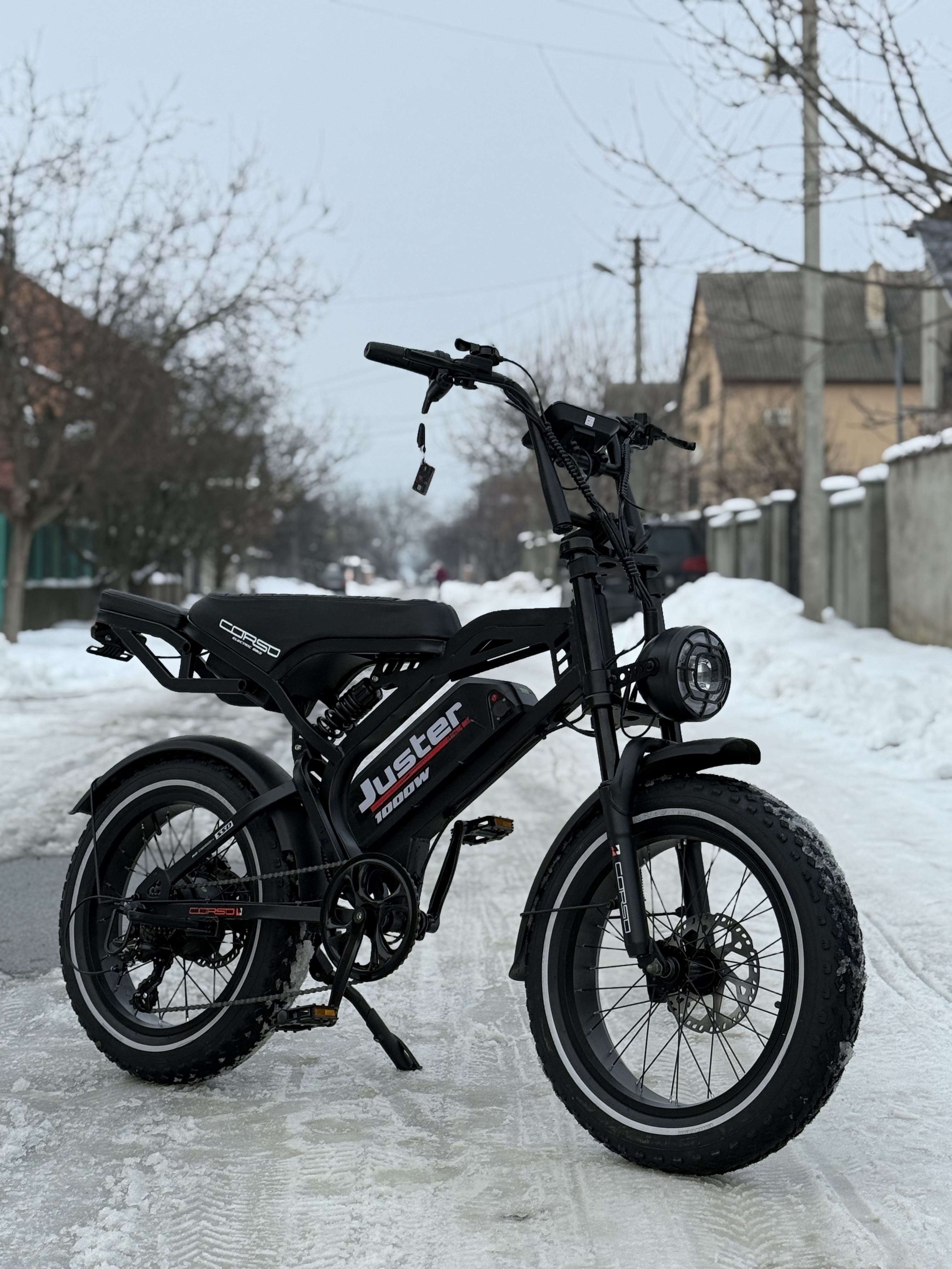 Електрофетбайк Corso Juster 1000w /18 ah