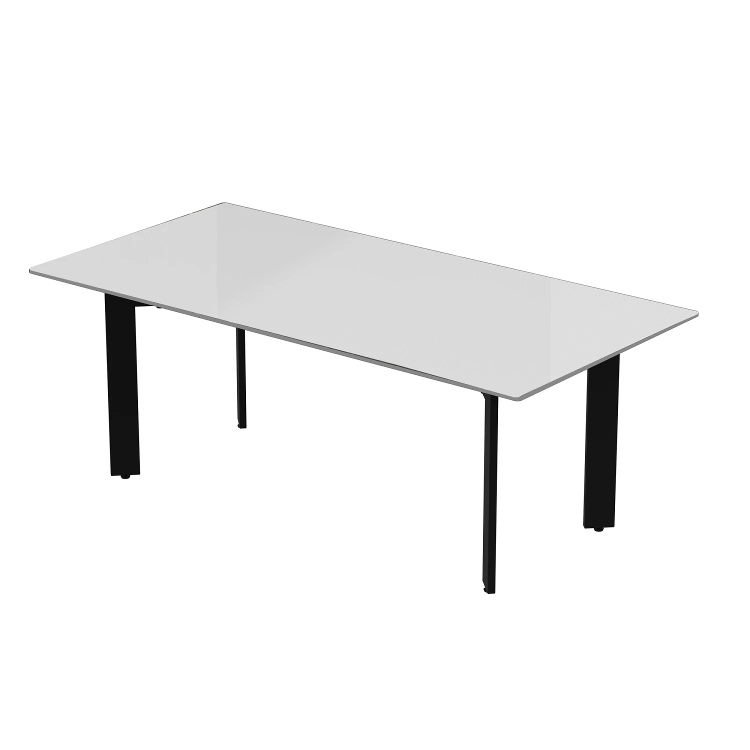 Стіл журнальний Калі 120x60x45 (Скло біле)