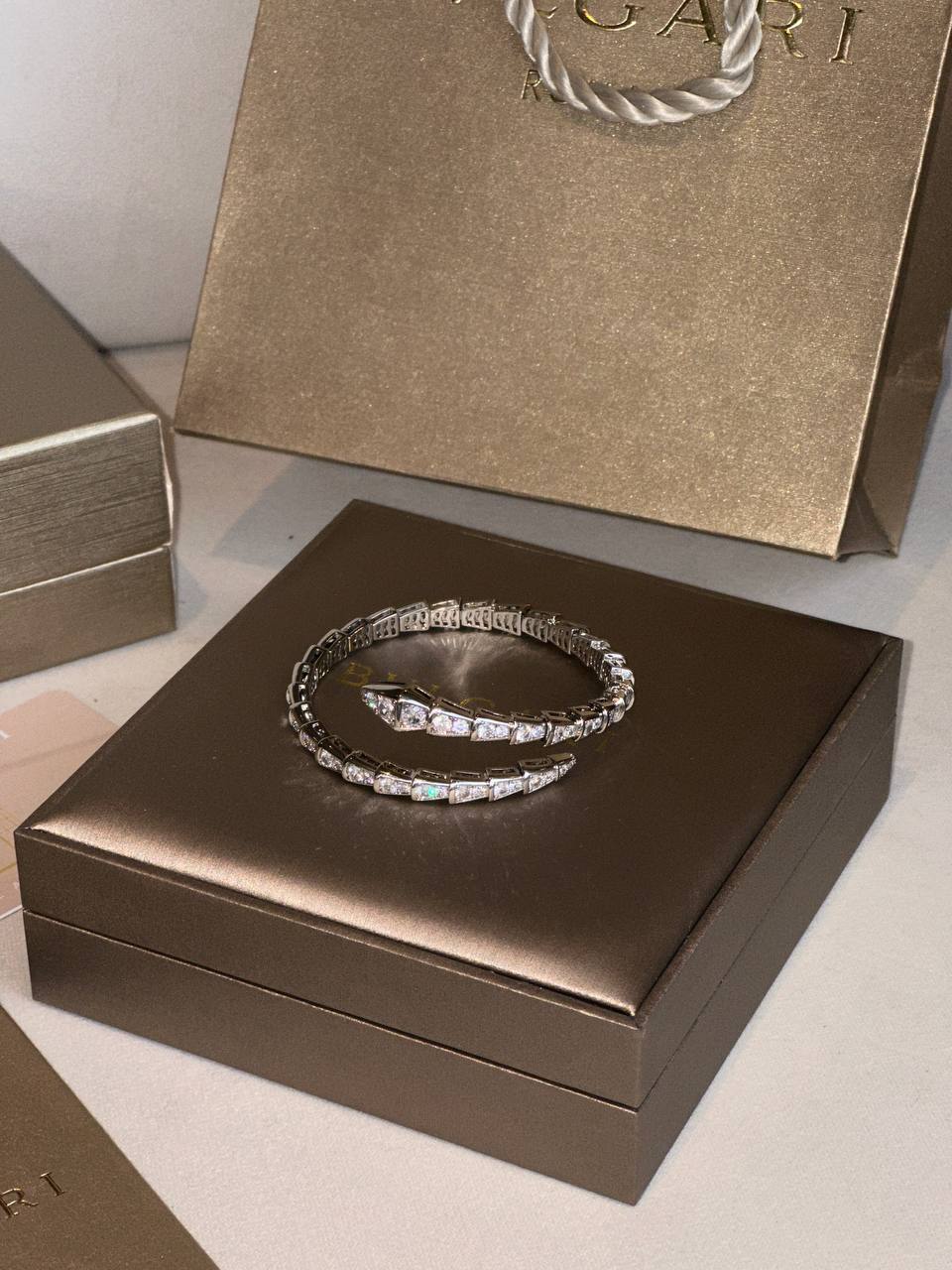 Bvlgari Ring Serpenti Viper White Gold 18k