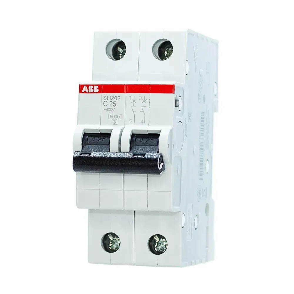 Автоматичний вимикач ABB SH 2P 25A B 6kA