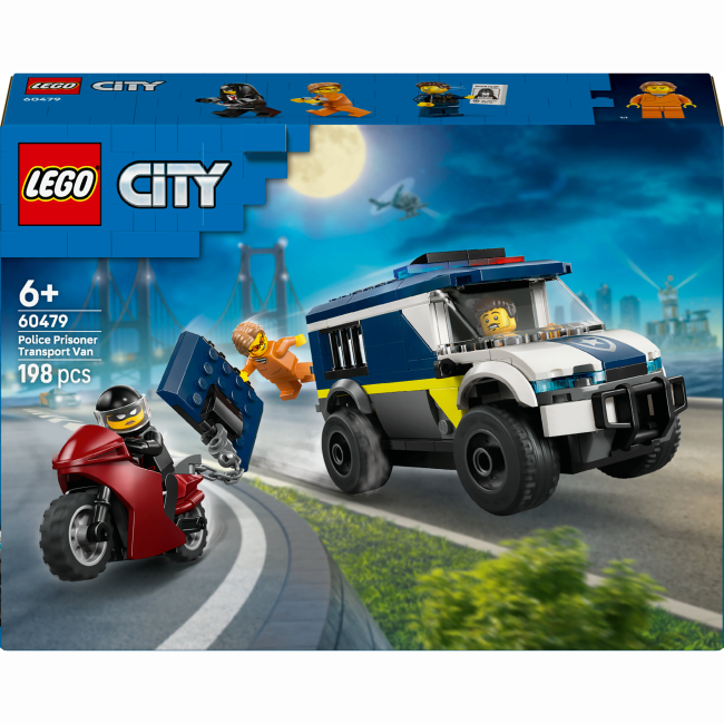 Конструктор LEGO City Поліцейський фургон для перевезення в'язнів (60479)