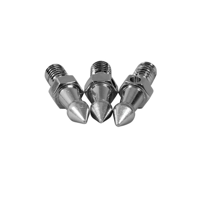 Set of 3 spikes for carbon tripod