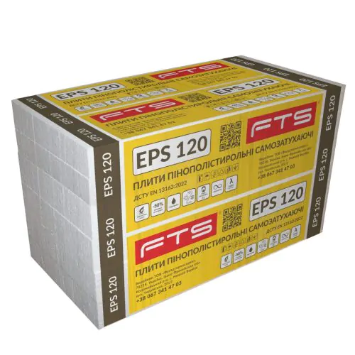 Пінопласт EPS 120 (10 мм) (23 кг/м³)